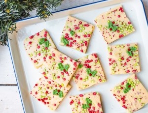 witte chocolade fudge