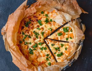 Gezondere quiche met pompoen