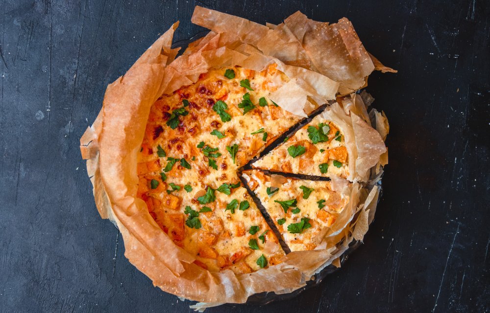 gezondere quiche met pompoen
