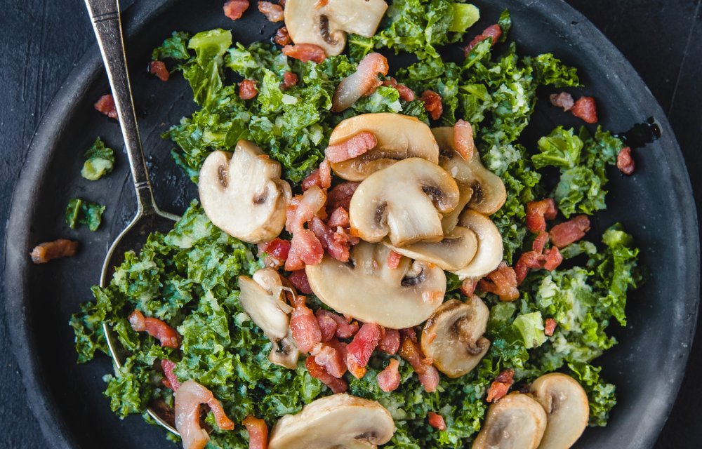 Koolhydraatarme boerenkoolstamppot