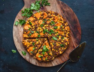 Mexicaanse zoete aardappeltaart