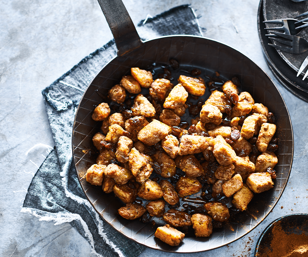 Gezonde wentelteefjes scrambled in 10 minuten