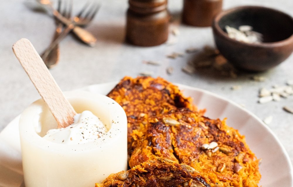 zoete aardappelfritters