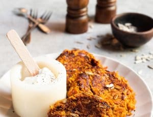 zoete aardappelfritters