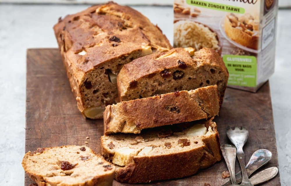 Gezonde cake met appel