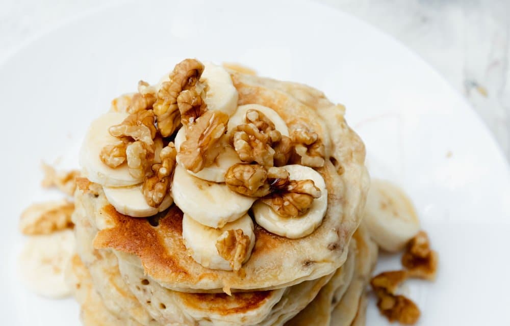 Bananenbrood pancakes
