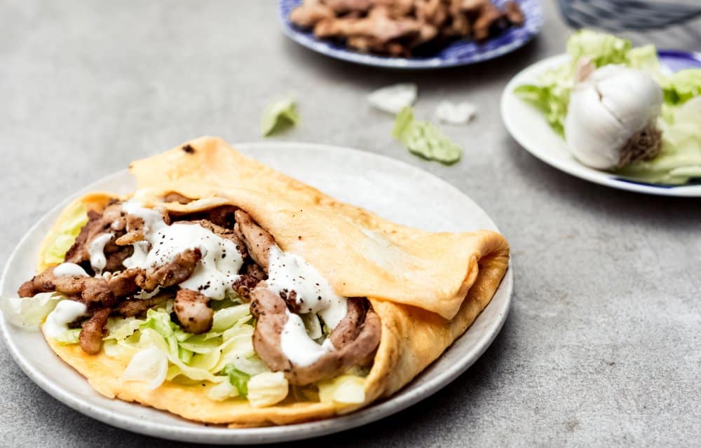 Eiwraps met gyros