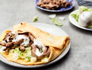 Eiwraps met gyros