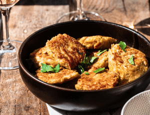 Chili cheese falafel