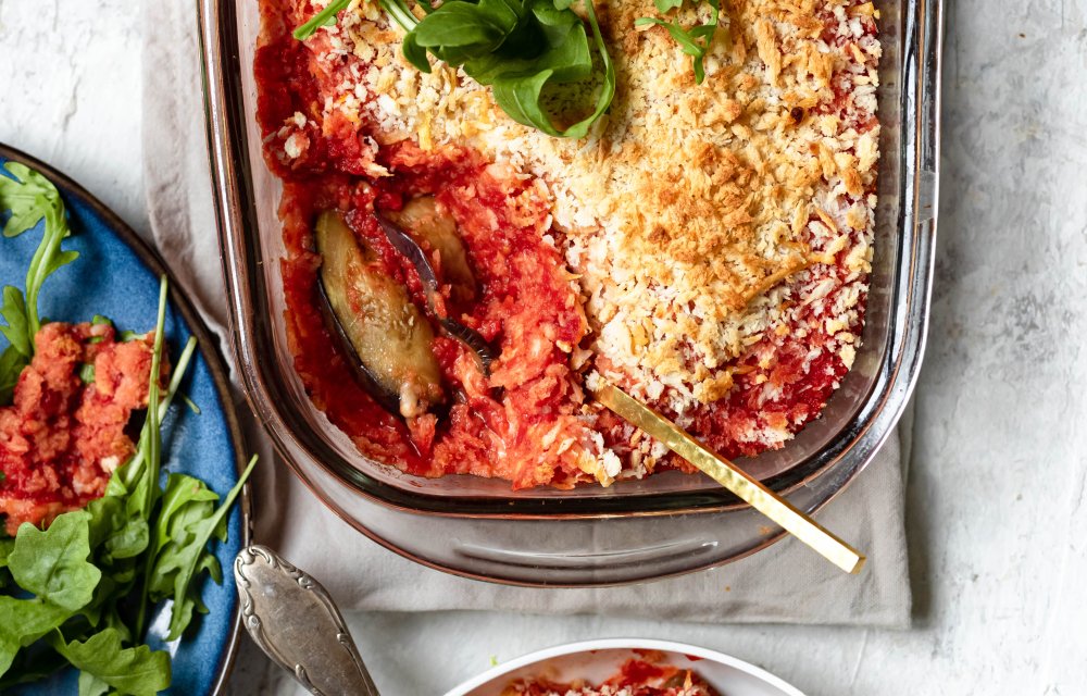 melanzane met krokante korst