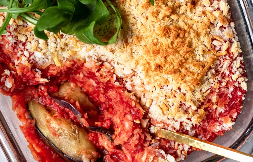 melanzane met krokante korst