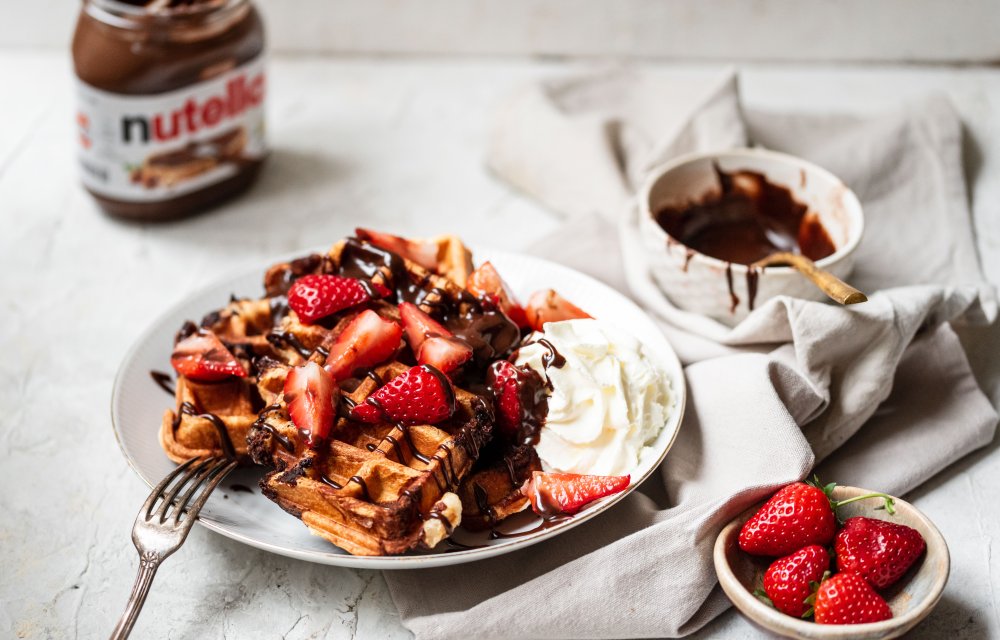 croiffles met Nutella