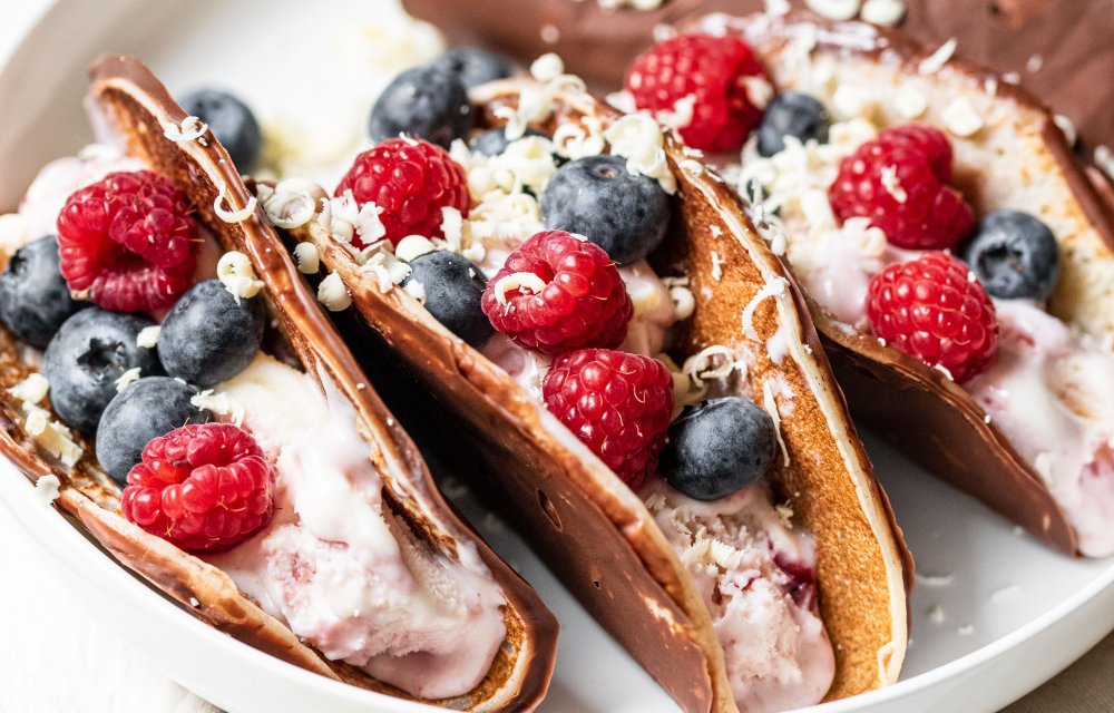 pannenkoektaco's met ijs