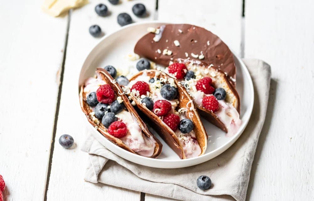 pannenkoektaco's met ijs