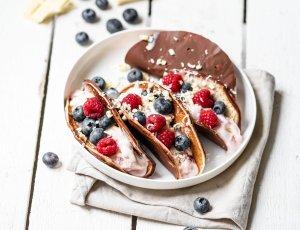 pannenkoektaco's met ijs