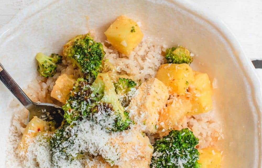 Pina colada rijstbowl