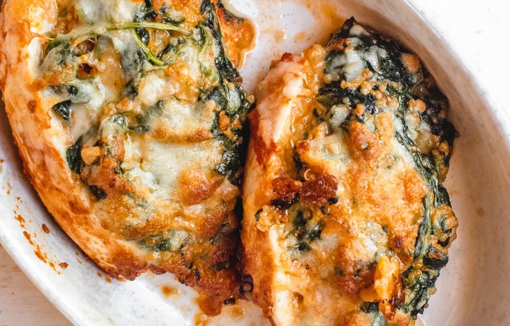 Gevulde kipfilet met 5 ingrediënten