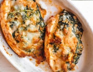 Gevulde kipfilet met 5 ingrediënten