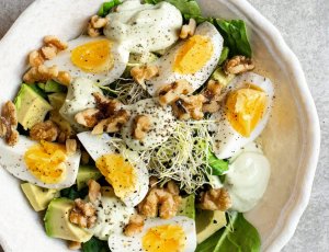 Ei-avocadosalade
