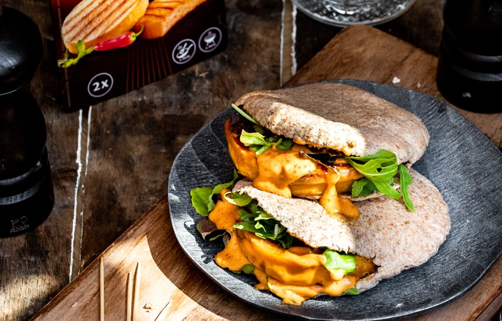 Pitabroodjes met Tasty Grill