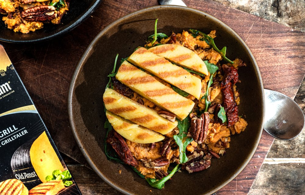 Zoete aardappelstamppot