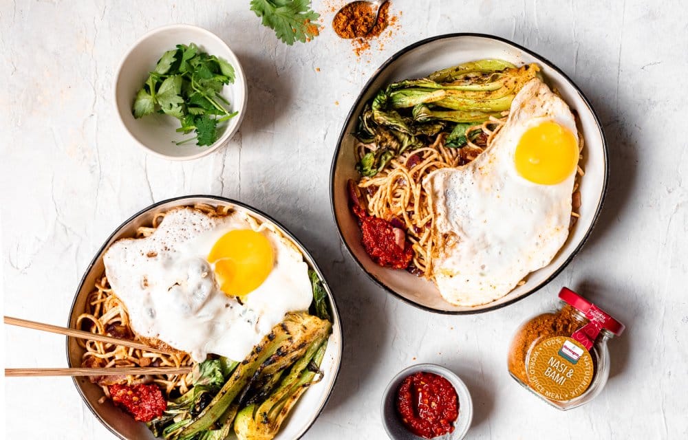 Bami met gegrilde paksoi