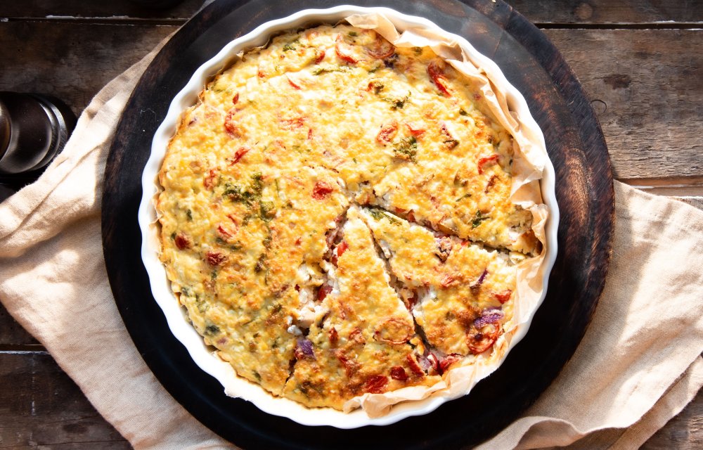 Omelet met cottage cheese