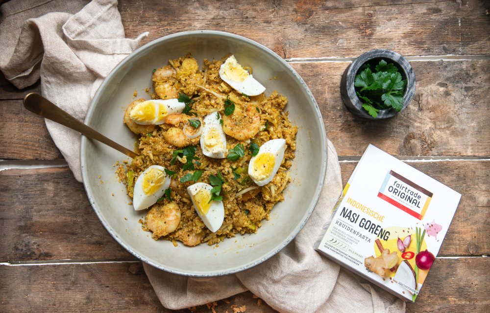 Koolhydraatarme nasi