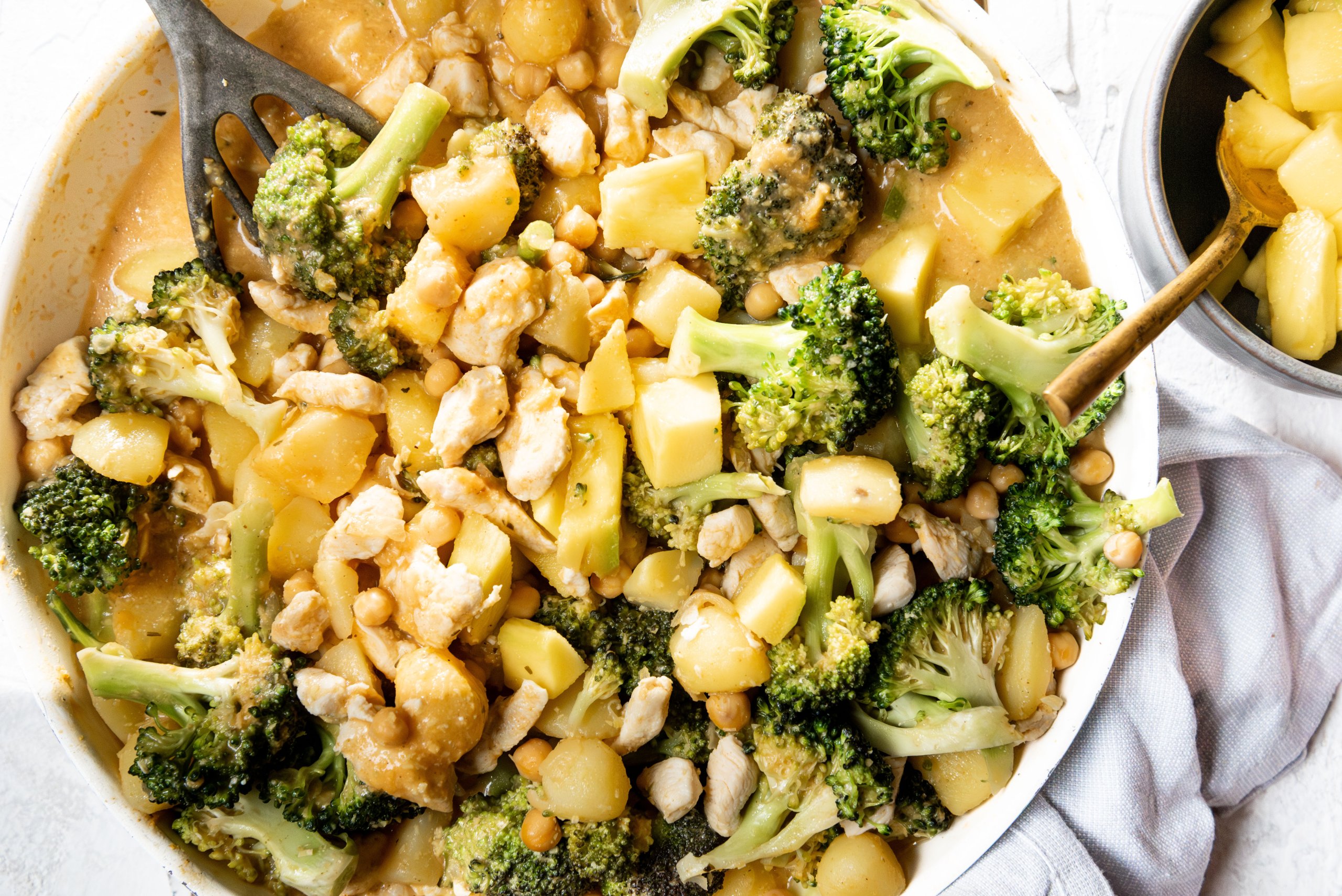 kip korma met aardappel