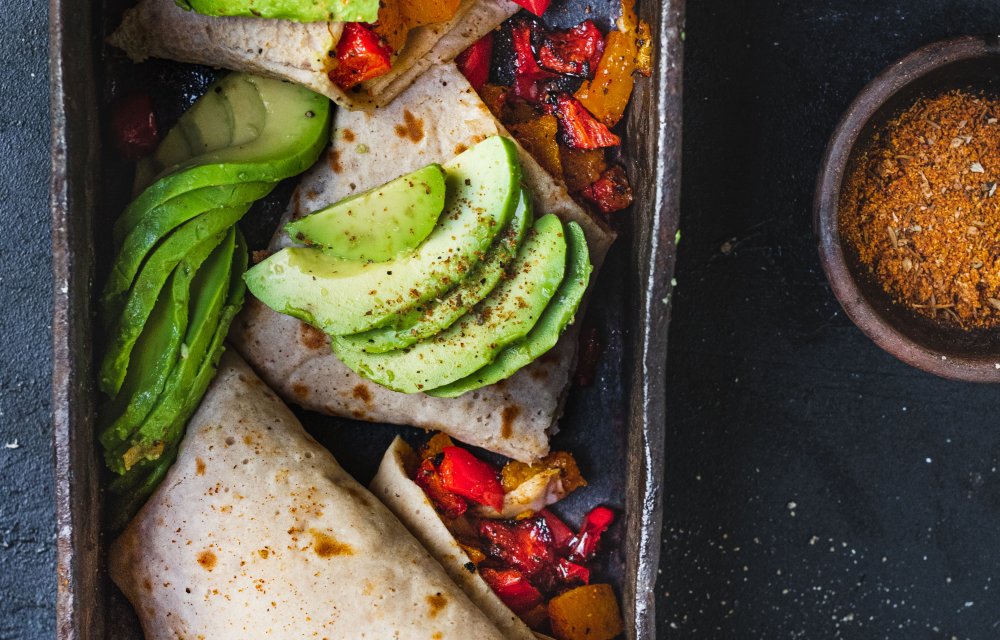 boekweitwraps met avocado en pompoen