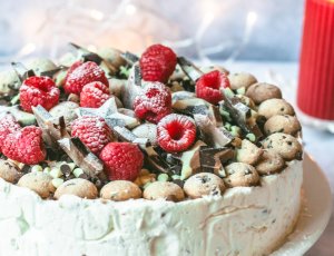 cookie dough ijstaart