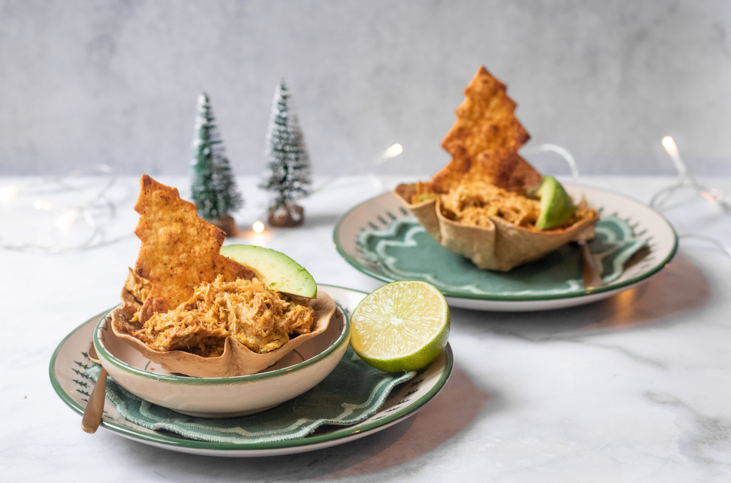 Pulled chicken cocktail