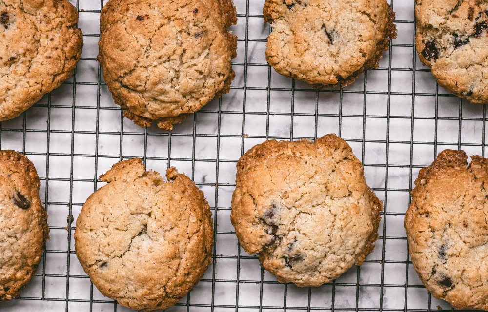 American oat cookies – dikke chewy havermoutkoeken