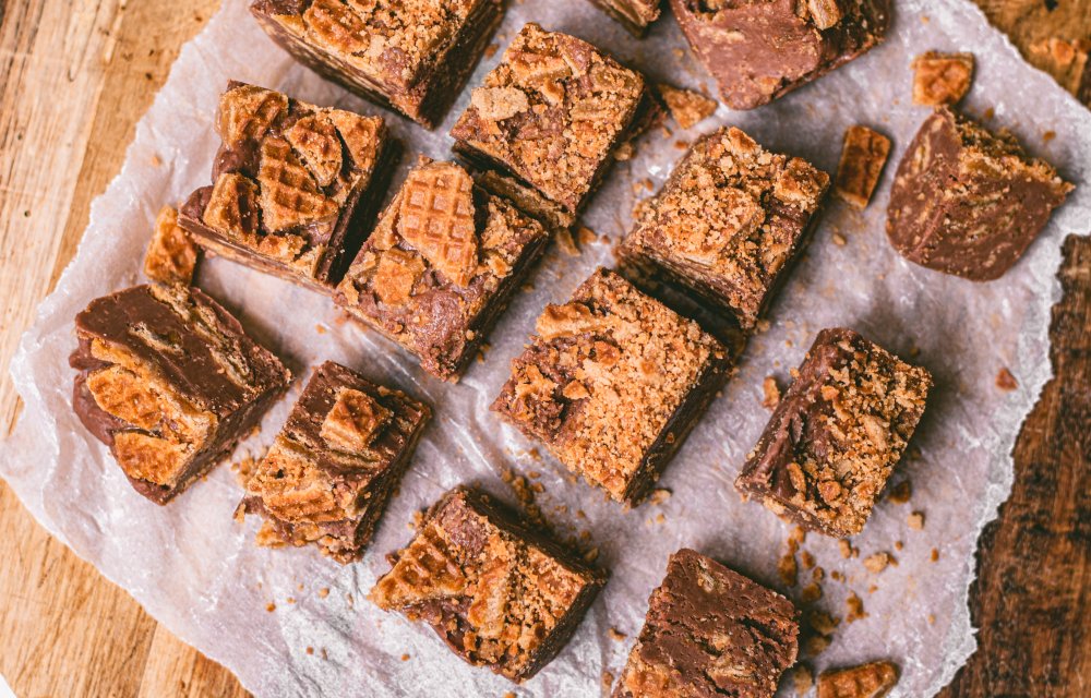 Stroopwafel fudge