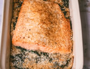 zalmschotel kerstgerecht